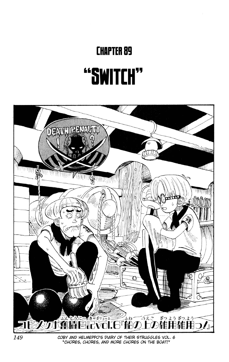 One Piece, Chapter 89 image 01